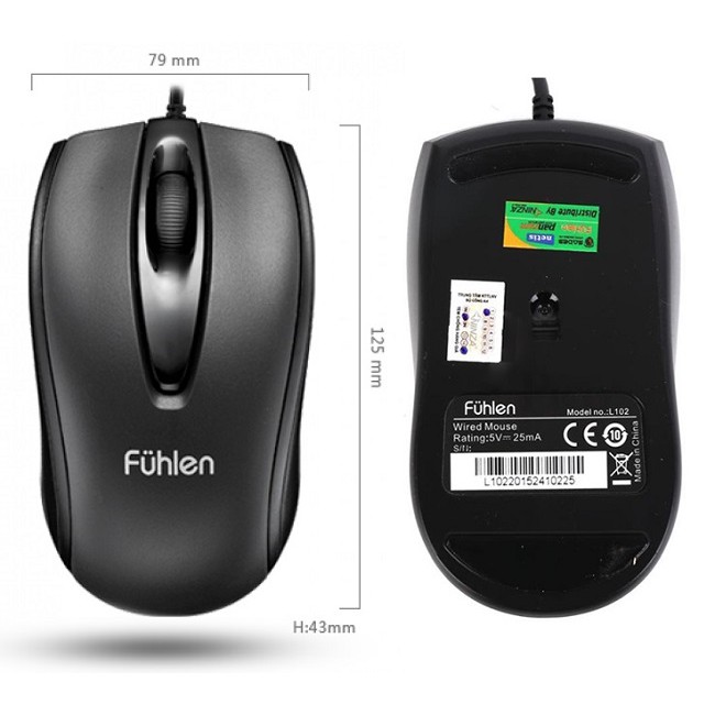 🖱️ Chuột Fuhlen L102